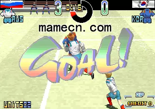 街机游戏 足球英雄95 Taito Power Goal