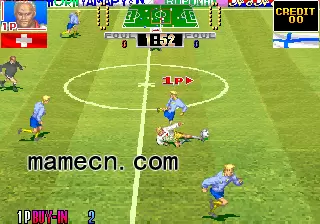 街机游戏 足球英雄93 Taito Cup Finals