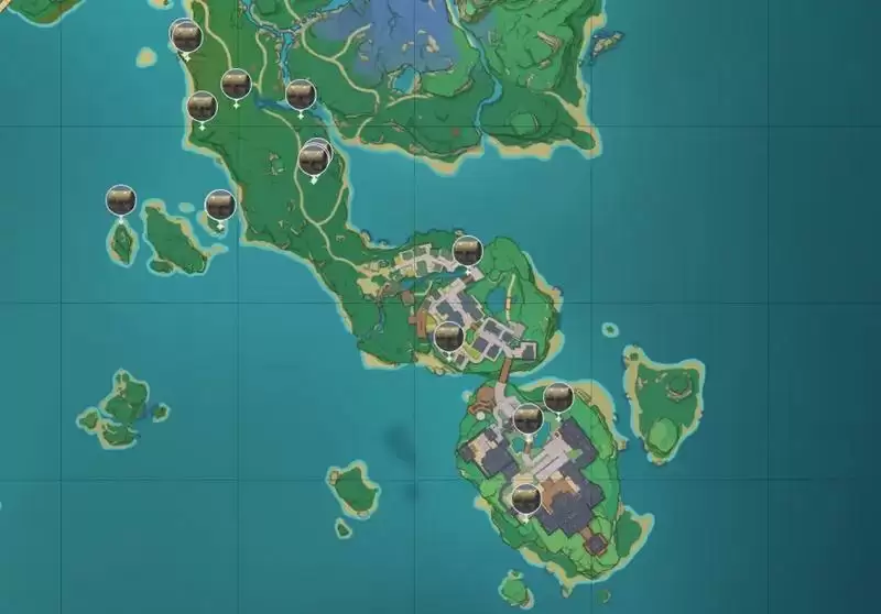 原神稻妻地图宝箱位置大全 稻妻194个宝箱分布位置图文一览图片19