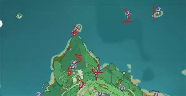 《原神》荒海雷神瞳位置一览