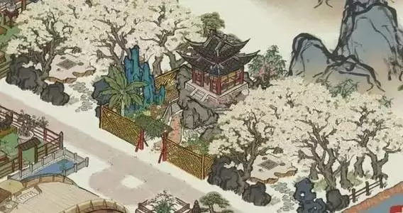 江南百景图春花店铺在哪?春花店铺位置一览图片1