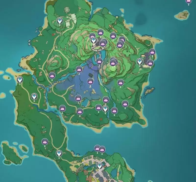 《原神》绯樱绣球位置大全