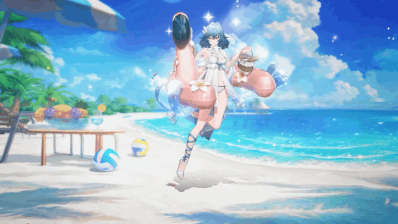 《非人学园》玄武夏日泳装半糖冰沙介绍