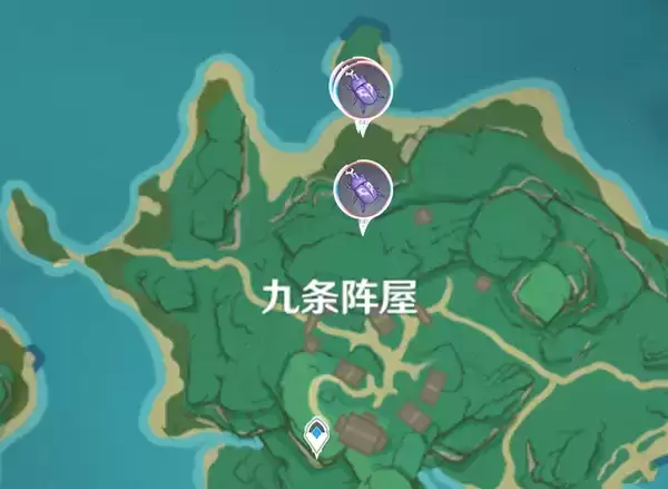 《原神》鬼兜虫采集路线推荐