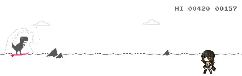chrome谷歌浏览器小恐龙奥运游戏怎么玩