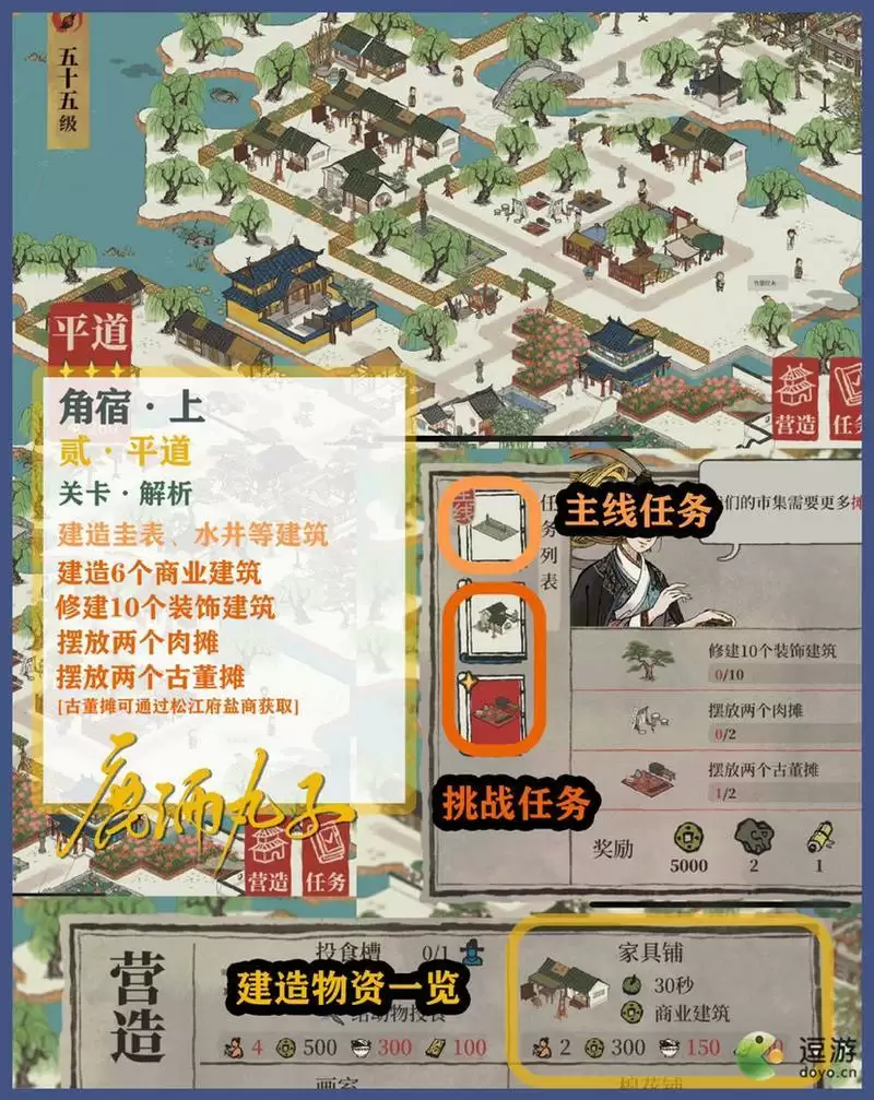 江南百景图鸡鸣山角宿上详细玩法攻略