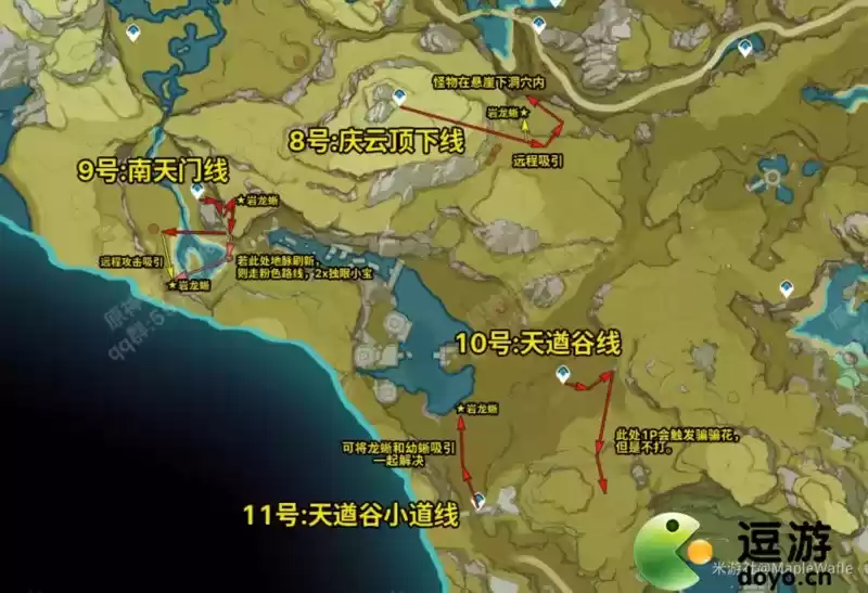 原神129精英怪锄地路线分享