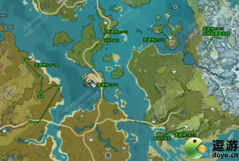 原神129精英怪锄地路线分享