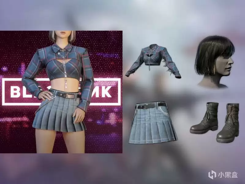 《绝地求生》女团BLACKPINK联名皮肤展示