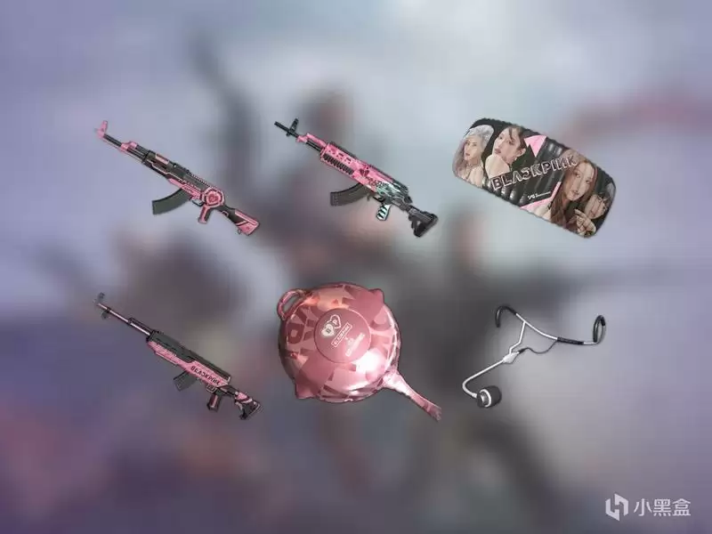 《绝地求生》女团BLACKPINK联名皮肤展示
