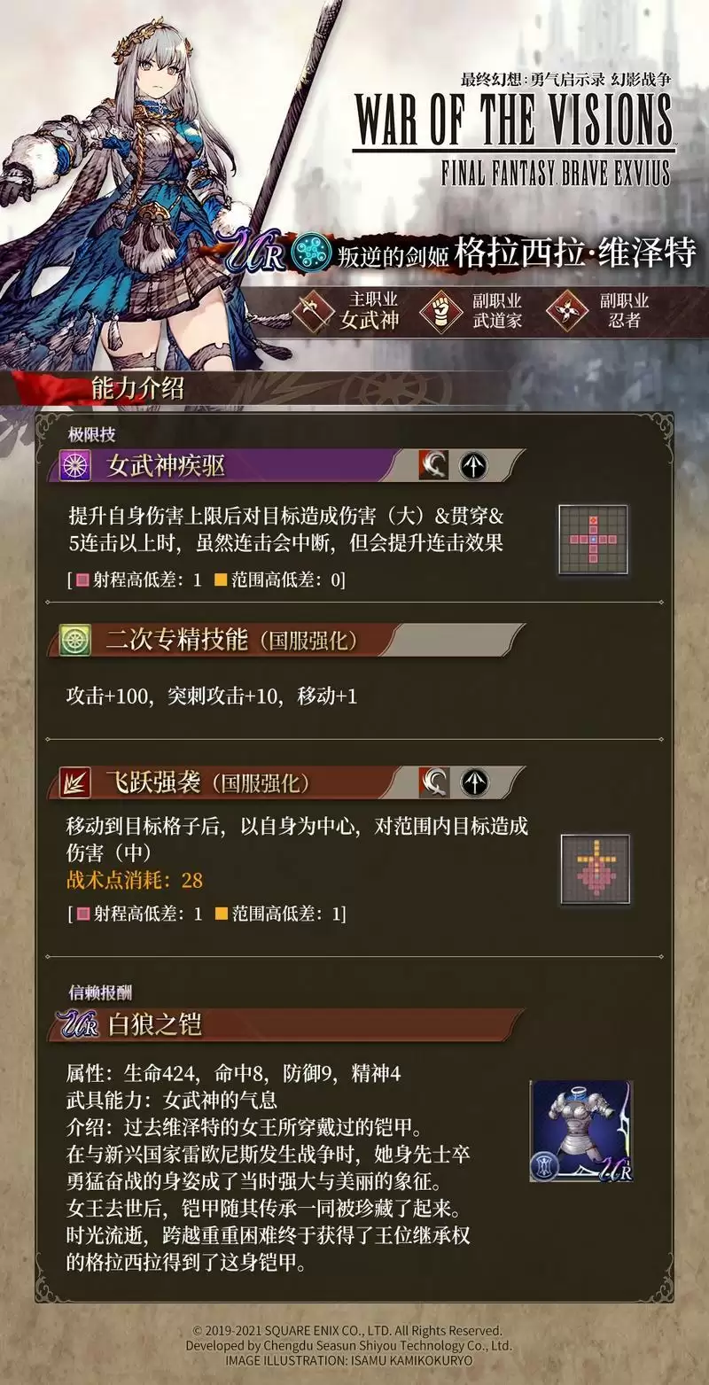 《最终幻想:勇气启示录幻影战争》格拉西拉维泽特角色介绍