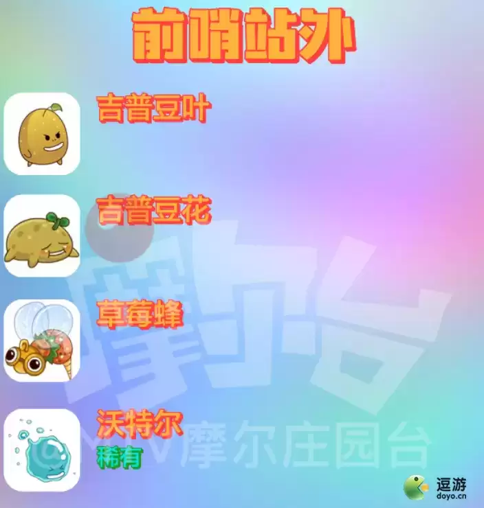 摩尔庄园勇士精灵分布地图位置一览