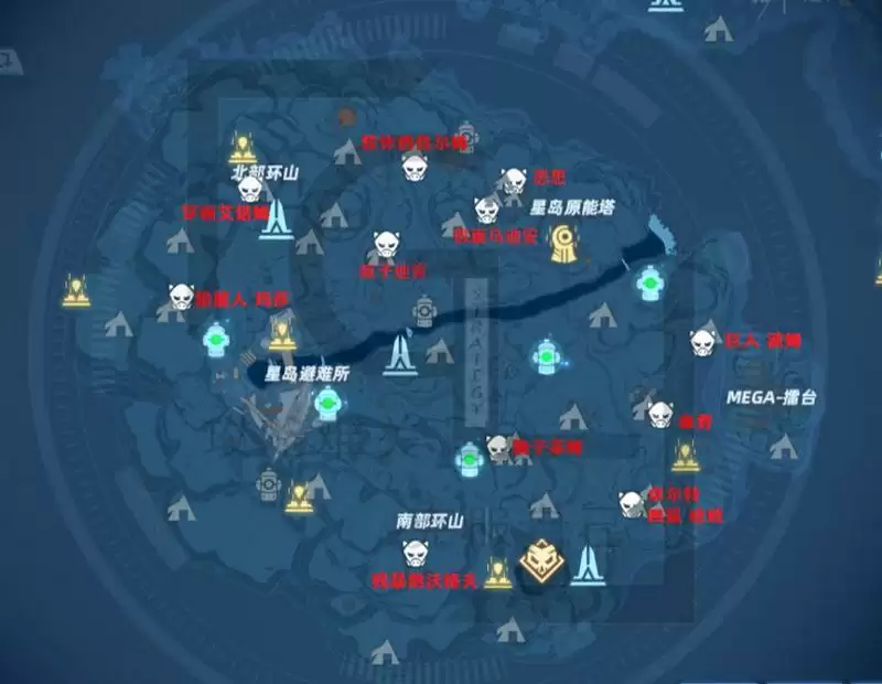 《幻塔》全图成就怪分布位置