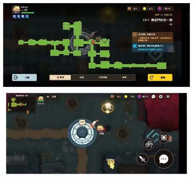 《坎公骑冠剑》10-1传送门的另一侧关卡全收集攻略