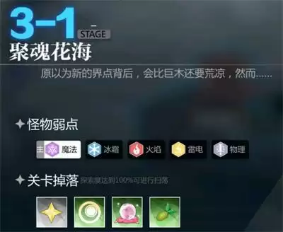 灵魂潮汐3-1聚魂花海怎么过?3-1聚魂花海100%探索度图文攻略图片1
