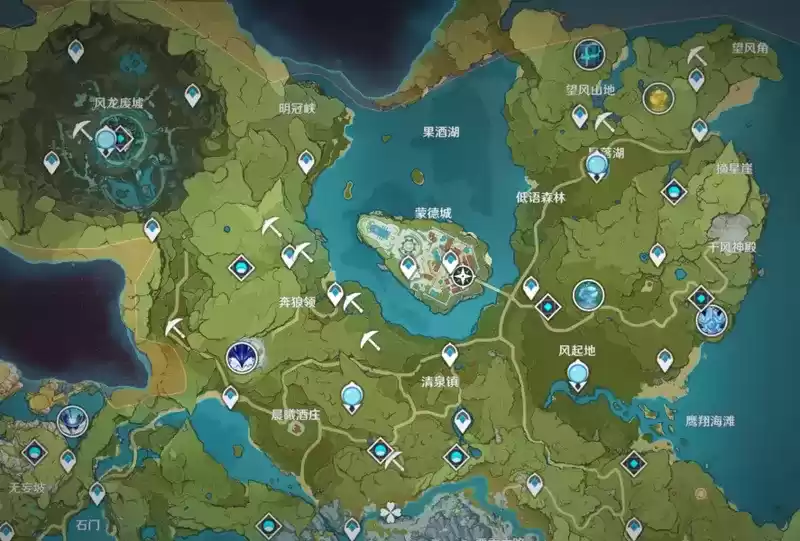 原神蒙德璃月青矿位置一览