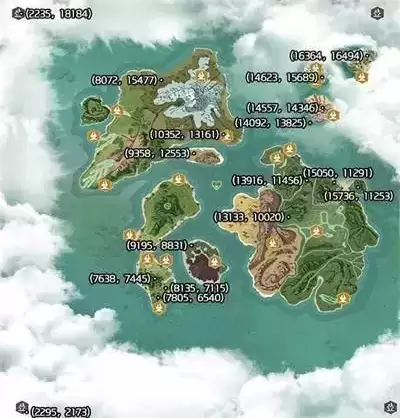 《创造与魔法》云斑鹦鸟位置必刷点2021