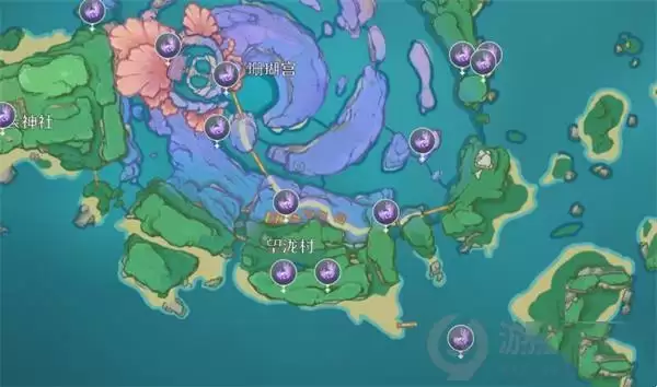 《原神》海祇岛雷神瞳位置一览