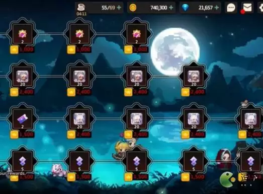 《坎公骑冠剑》永恒浪人路线图活动详解