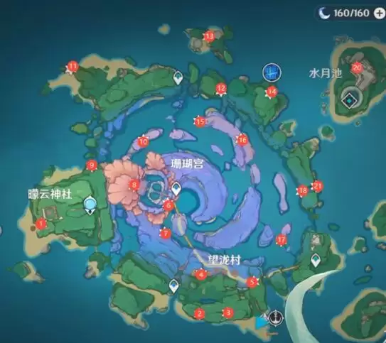《原神》珊瑚宫雷神瞳位置一览