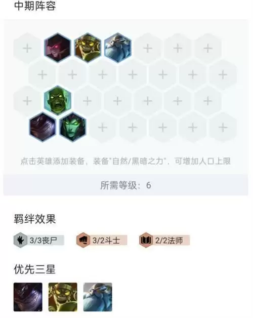 《金铲铲之战》丧尸法师打法攻略