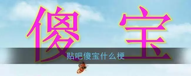 贴吧傻宝什么梗