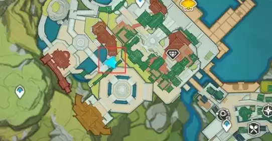 《原神》霓裳花商人小白在哪