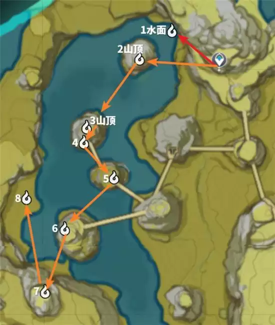 《原神》觅取月晖磐岩之路逐月符位置详解