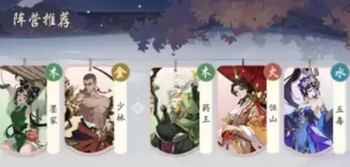 《武林闲侠》最强阵容搭配攻略