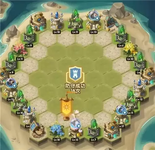 剑与远征狂澜夺金布局图分享