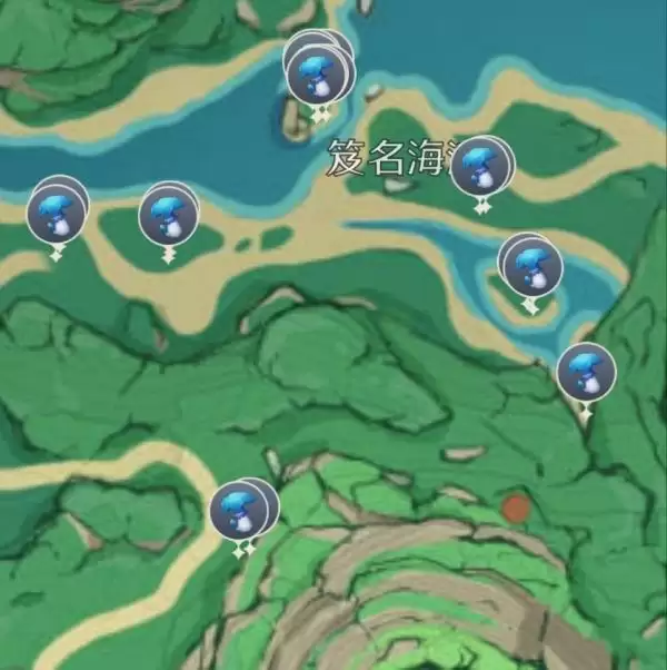 《原神》幽灯蕈全位置分布图