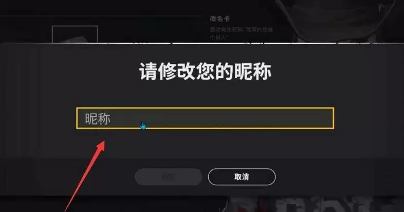 pubg怎么改名字