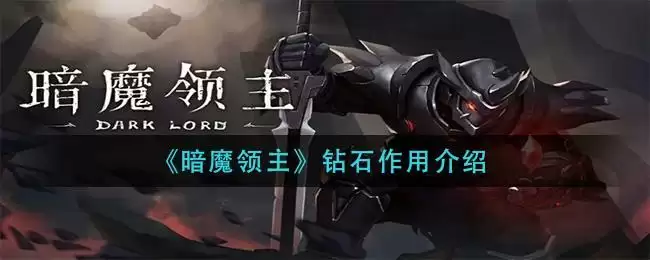 《暗魔领主》钻石作用介绍