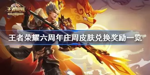 王者荣耀庄周活动兑换奖励攻略汇总 六周年庄周皮肤兑换奖励一览图片1