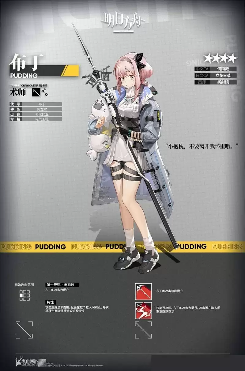 《明日方舟》布丁角色介绍