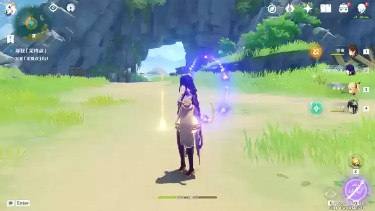 《原神》孤云阁特异采样点位置介绍