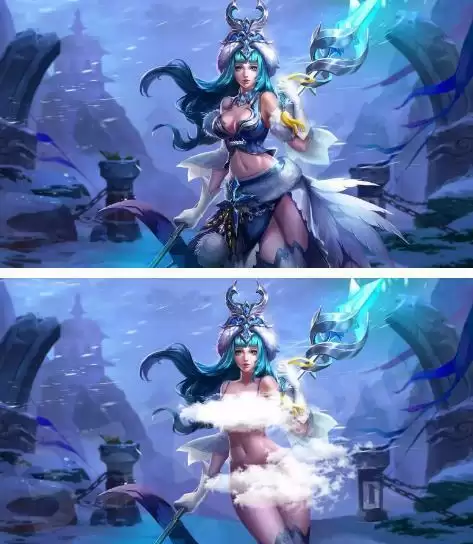 王者荣耀女人物全部身体无衣(组图) 王者荣耀女人物全部身体无衣(组图)