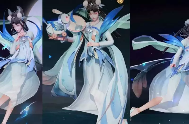 王者荣耀嫦娥去掉衣图全部衣服