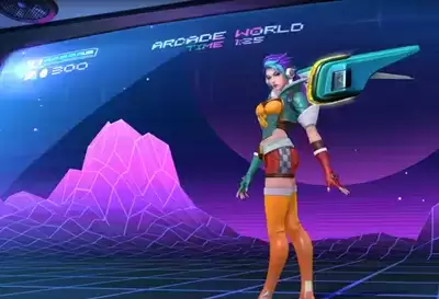 LOL手游电玩女神卡莎皮肤图文一览