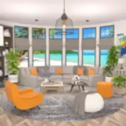现代海滨别墅设计手机