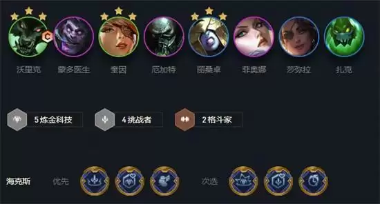 云顶之弈挑战者阵容