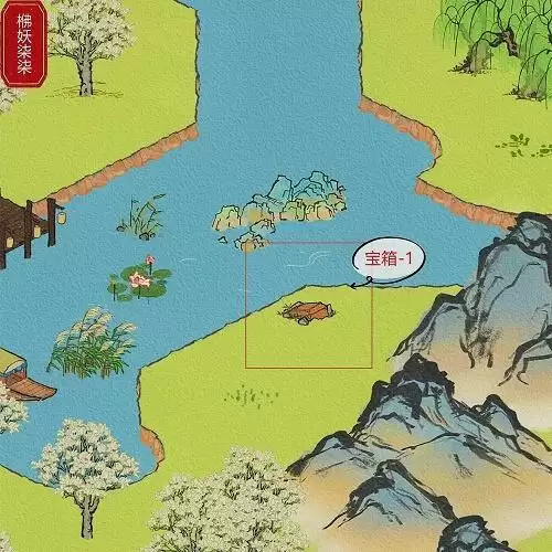 《江南百景图》松江探险华亭重彩宝箱位置分享