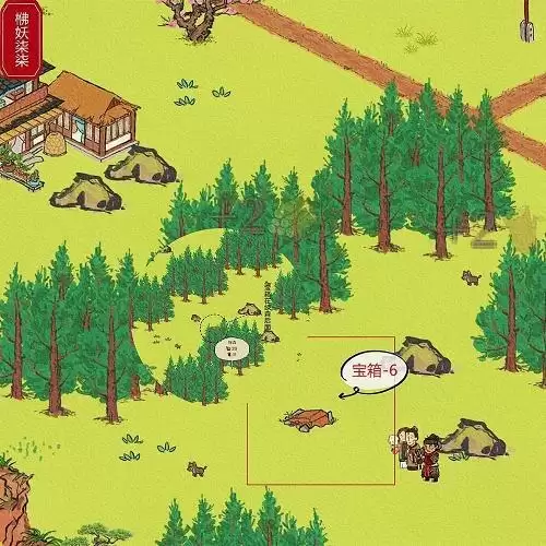 《江南百景图》松江探险华亭重彩宝箱位置分享