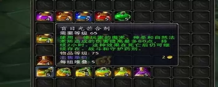 盲目光芒合剂配方