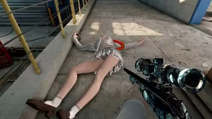 风暴战区女角色死亡的姿势