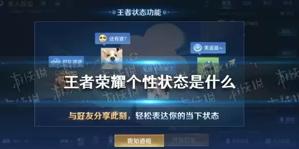 王者荣耀个性状态是什么 王者荣耀个性状态设置方法