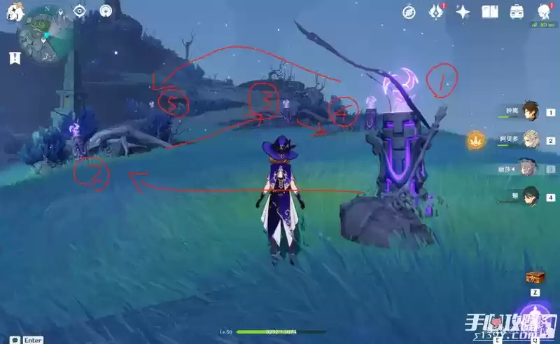 《原神》常夜灵庙处雷图腾解谜攻略