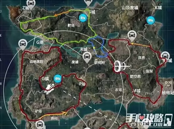 和平精英龙狮迎冰雪小鸡车刷新点分享