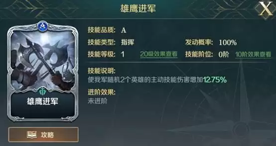 《文明与征服》关羽火攻队技能搭配攻略