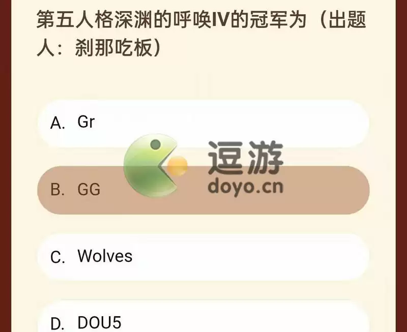 第五人格深渊的呼唤Ⅳ的冠军是谁